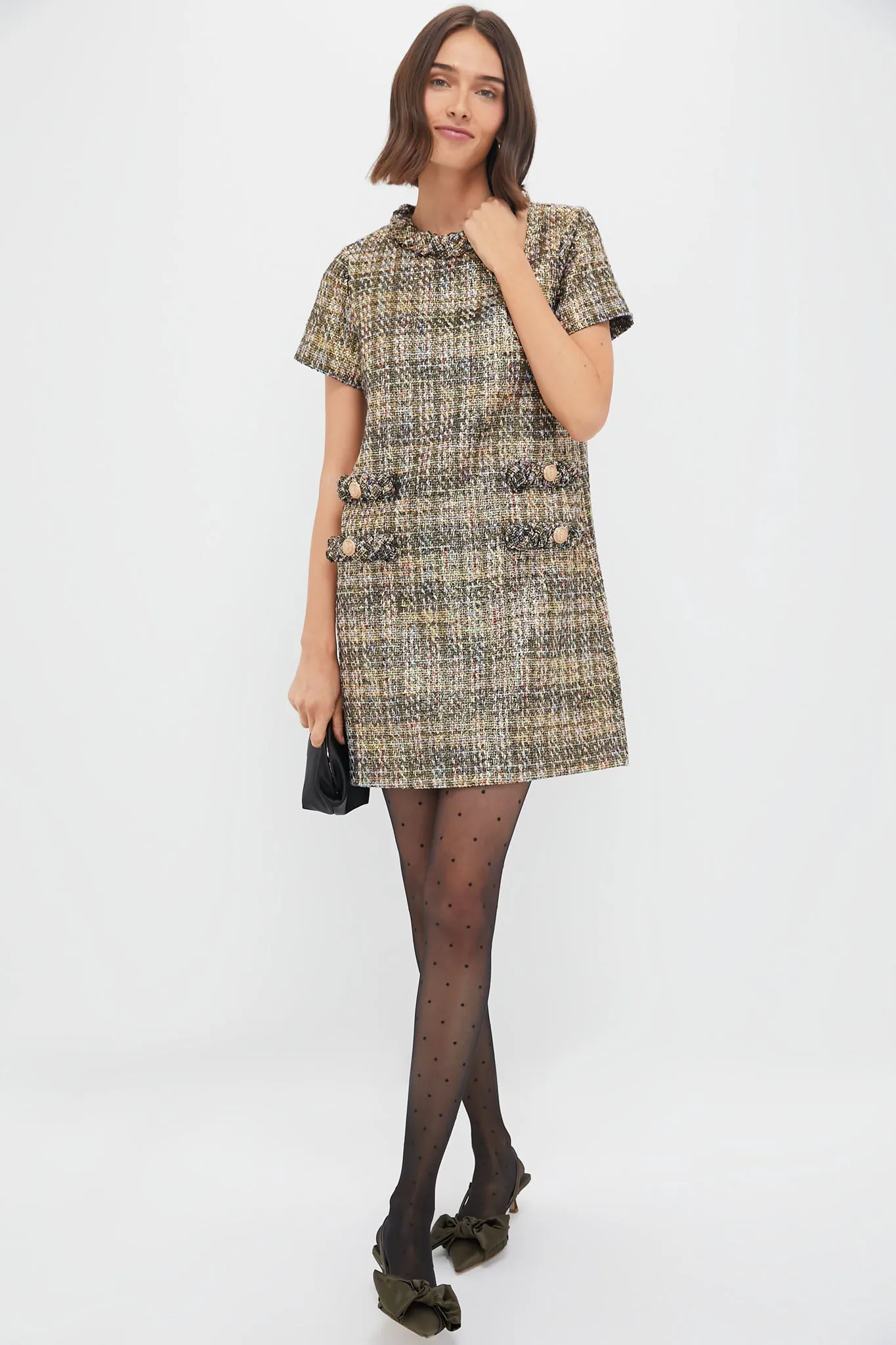 Multicolor Shimmer Tweed Jackie Dress sold by Tuckernuck product image thumbnail 3