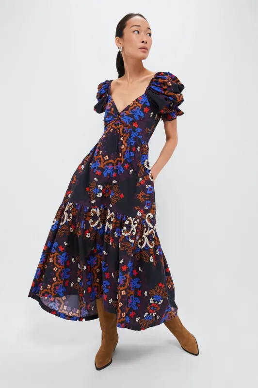 Venezia Print Jewel Ankle Dress sold by Tuckernuck