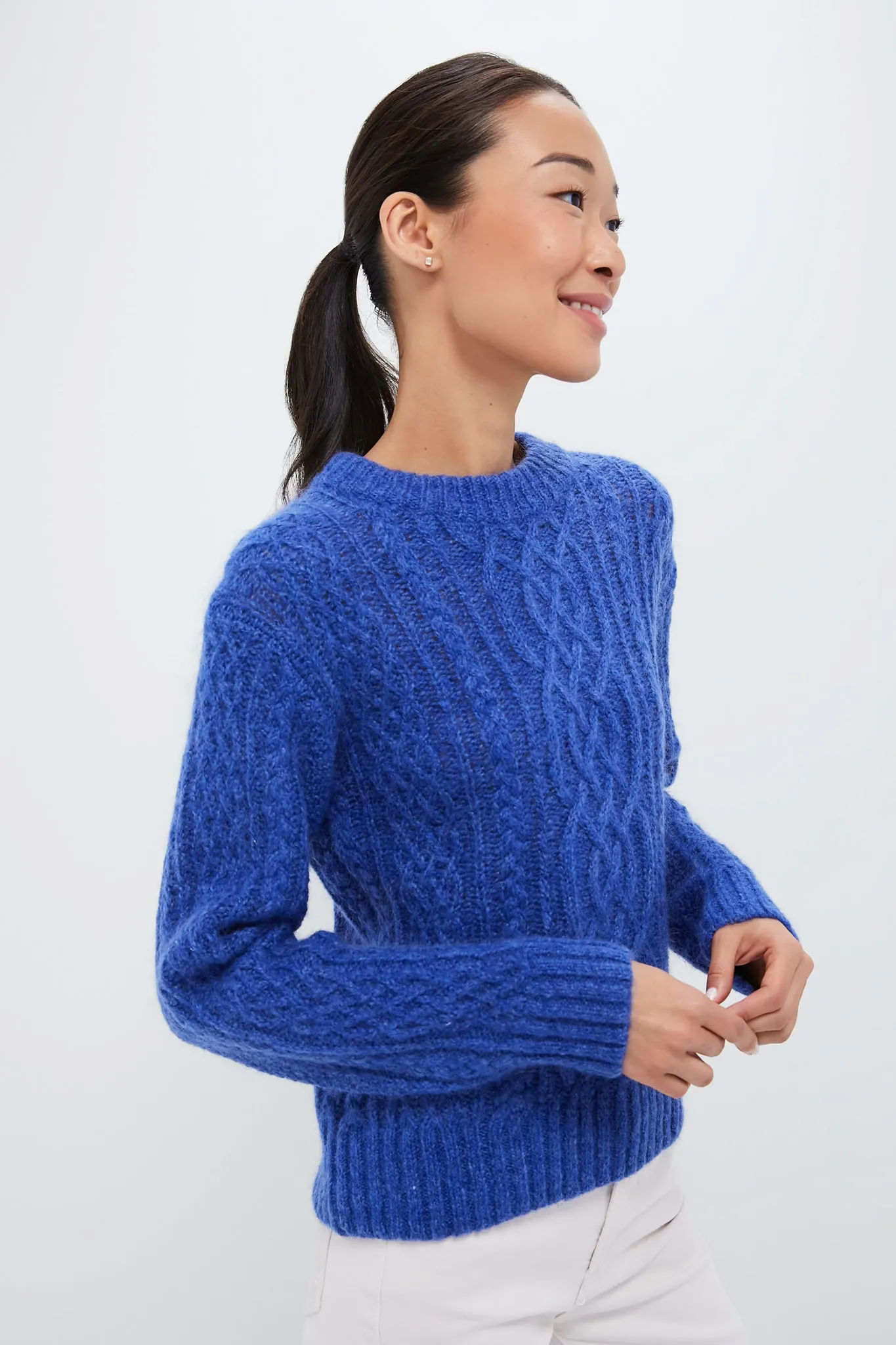 Cobalt Willow Fisherman Sweater sold by Tuckernuck product image thumbnail 3