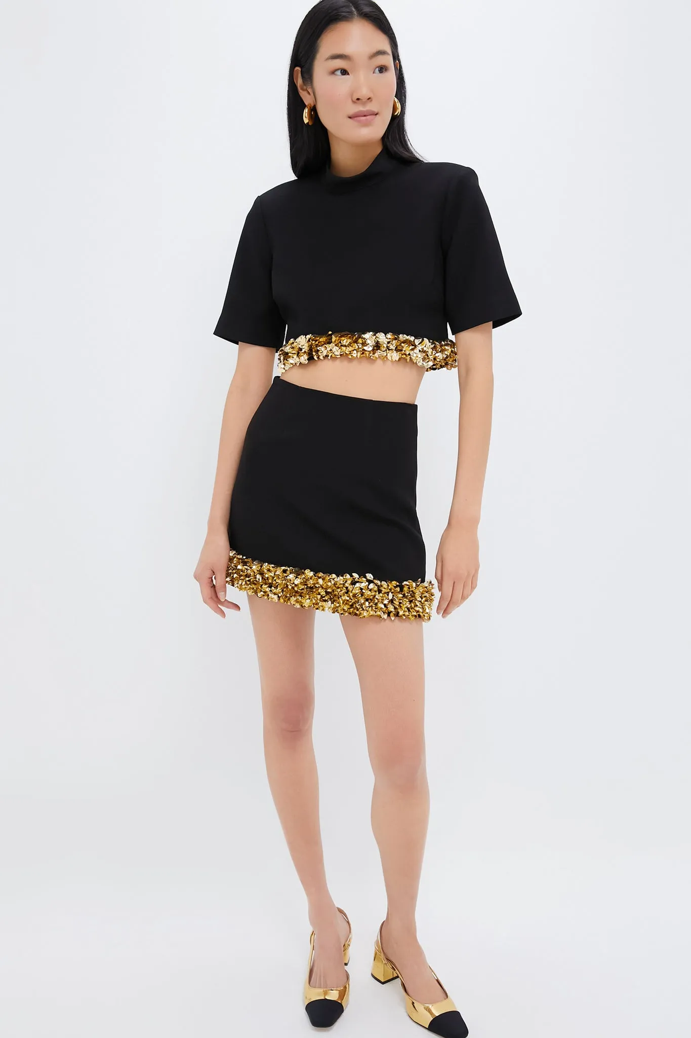 Black Dua Mini Skirt sold by Tuckernuck product image thumbnail 5