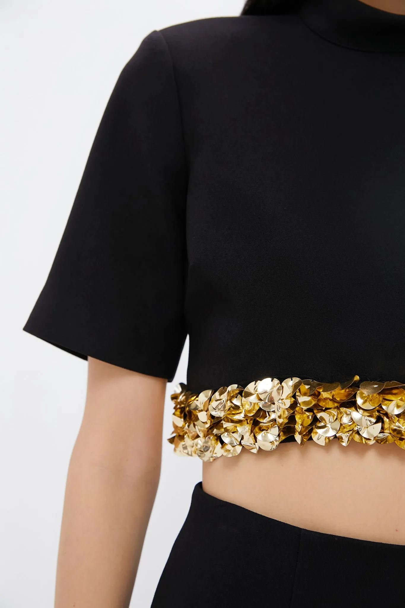 Black Jalen Cropped Top sold by Tuckernuck product image thumbnail 5