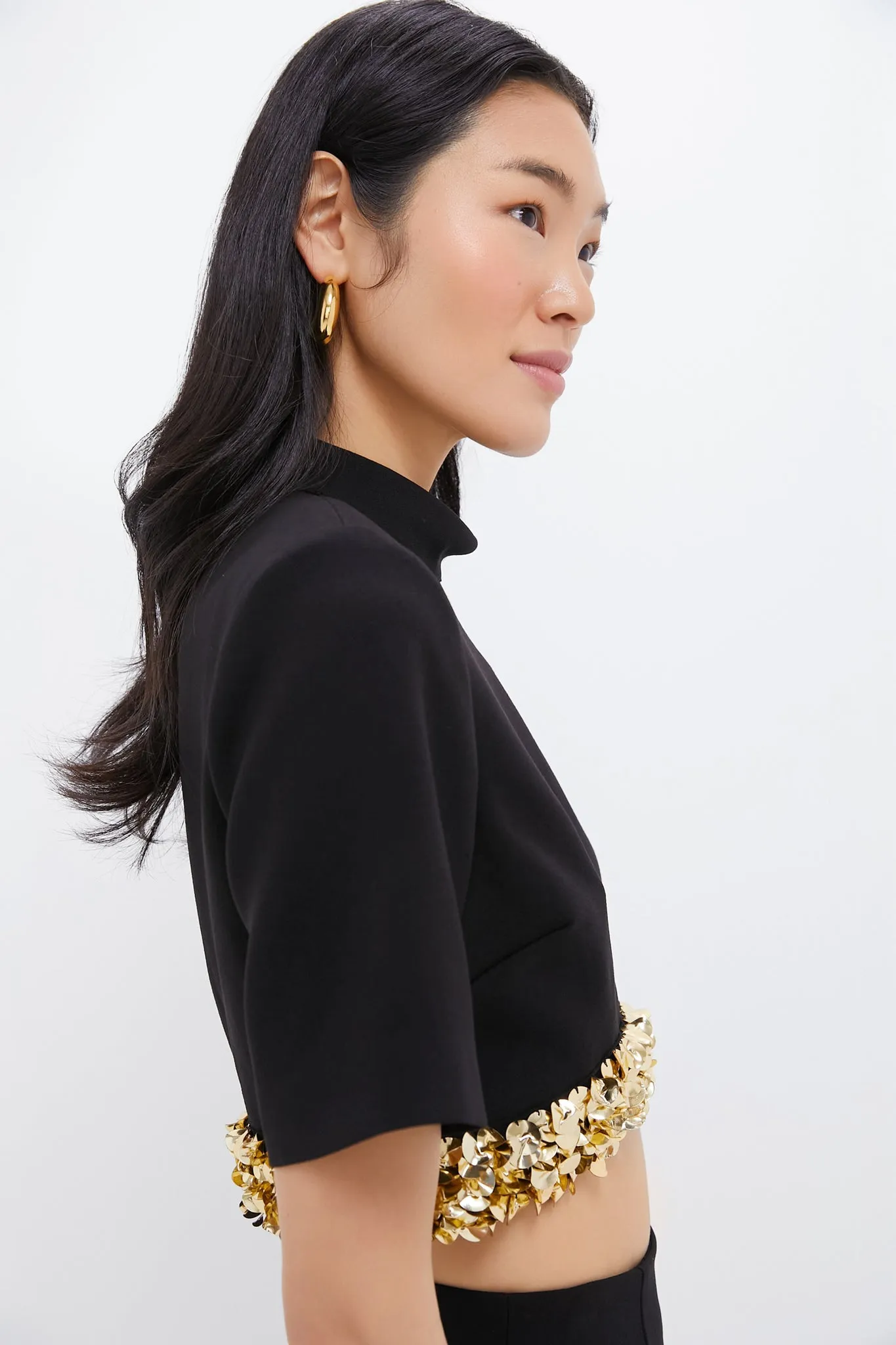 Black Jalen Cropped Top sold by Tuckernuck product image thumbnail 3