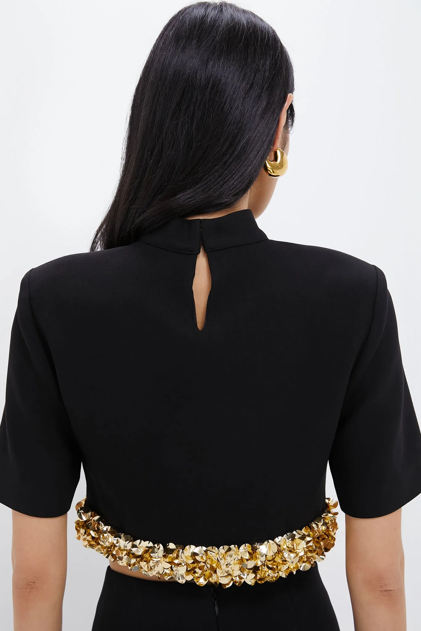 Black Jalen Cropped Top sold by Tuckernuck product image thumbnail 4