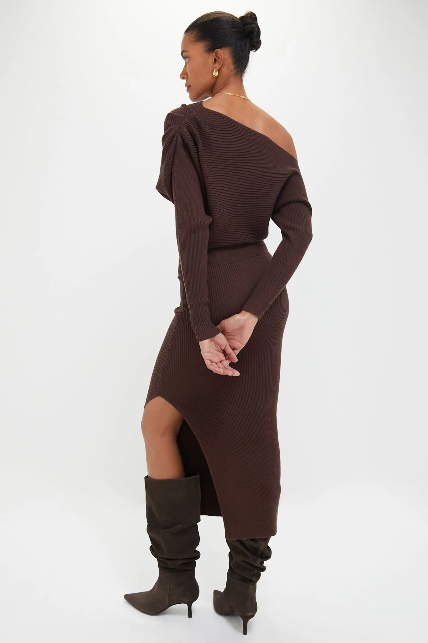 Brown Giovanna Sweater Maxi Dress sold by Tuckernuck product image thumbnail 4