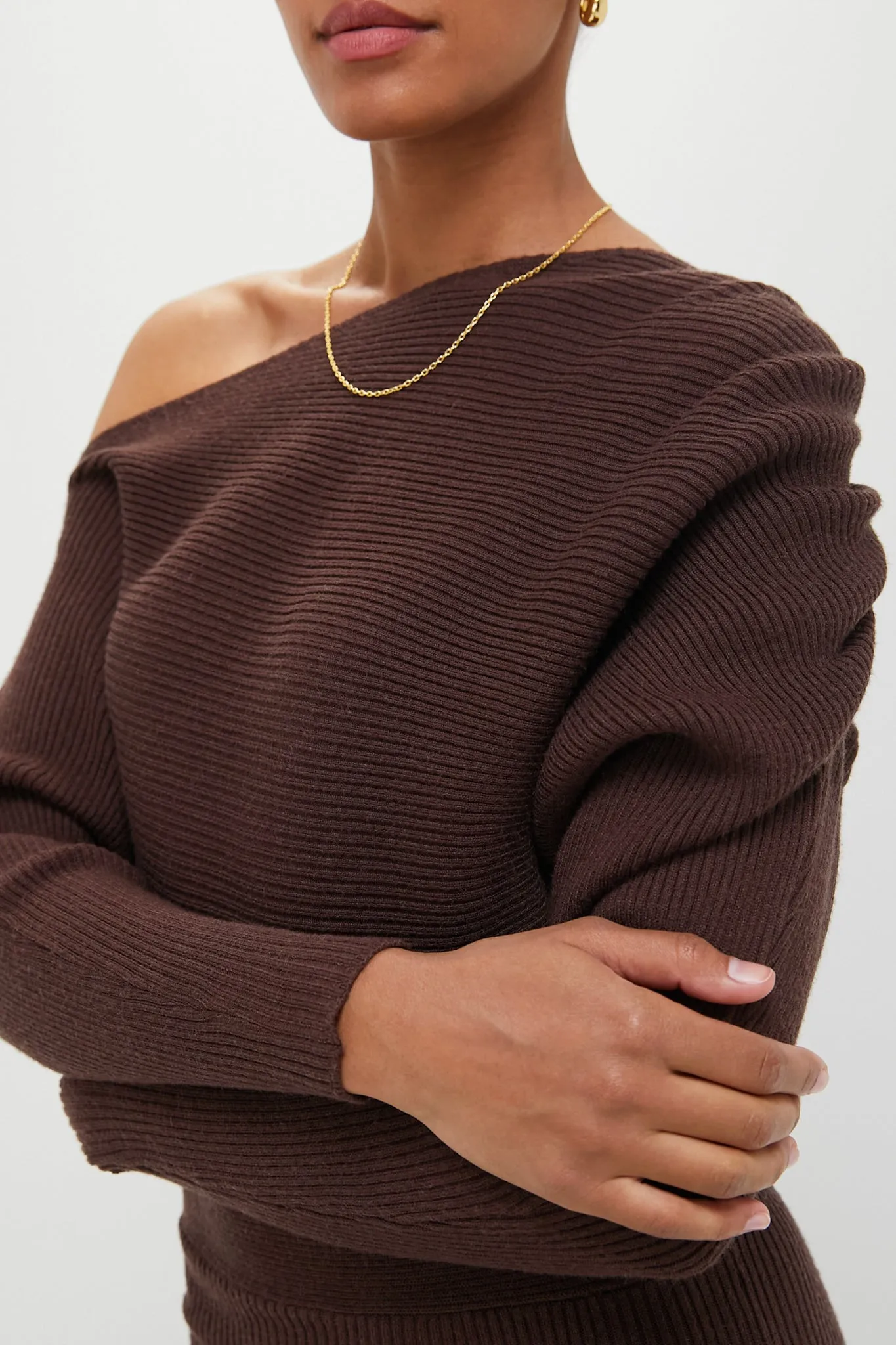 Brown Giovanna Sweater Maxi Dress sold by Tuckernuck product image thumbnail 5