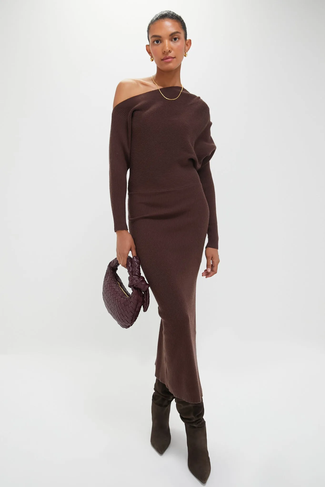 Brown Giovanna Sweater Maxi Dress sold by Tuckernuck product image thumbnail 2
