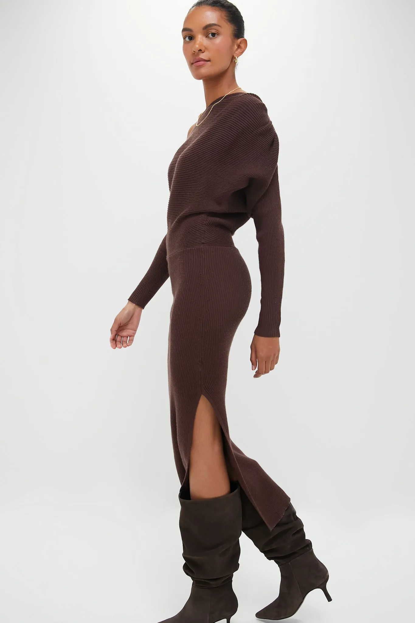 Brown Giovanna Sweater Maxi Dress sold by Tuckernuck product image thumbnail 3