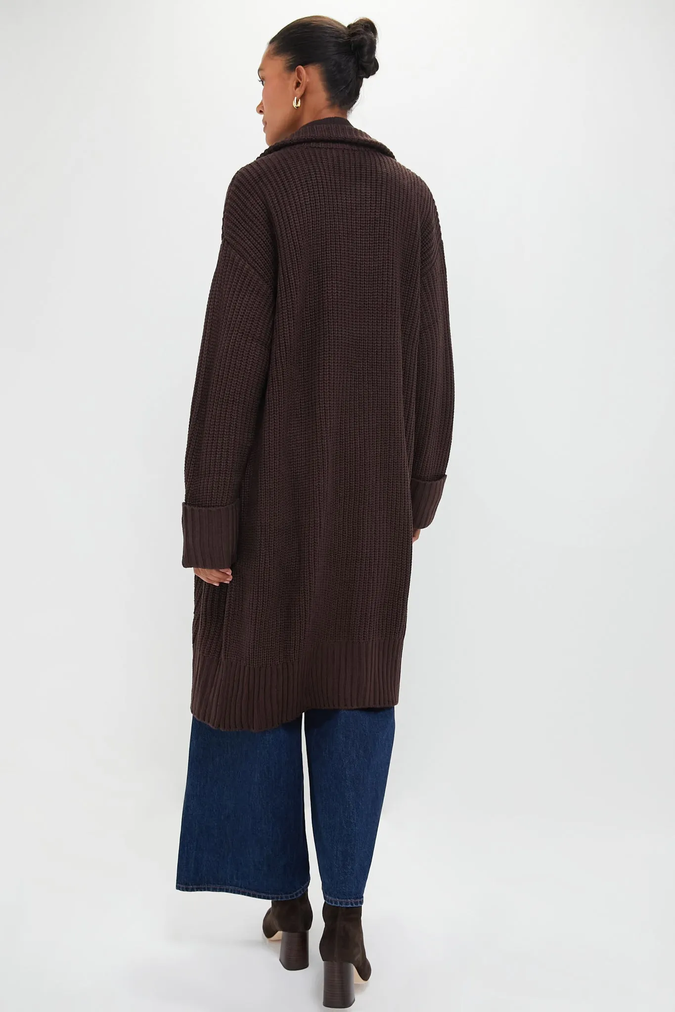 Brown Collar Coatigan sold by Tuckernuck product image thumbnail 5