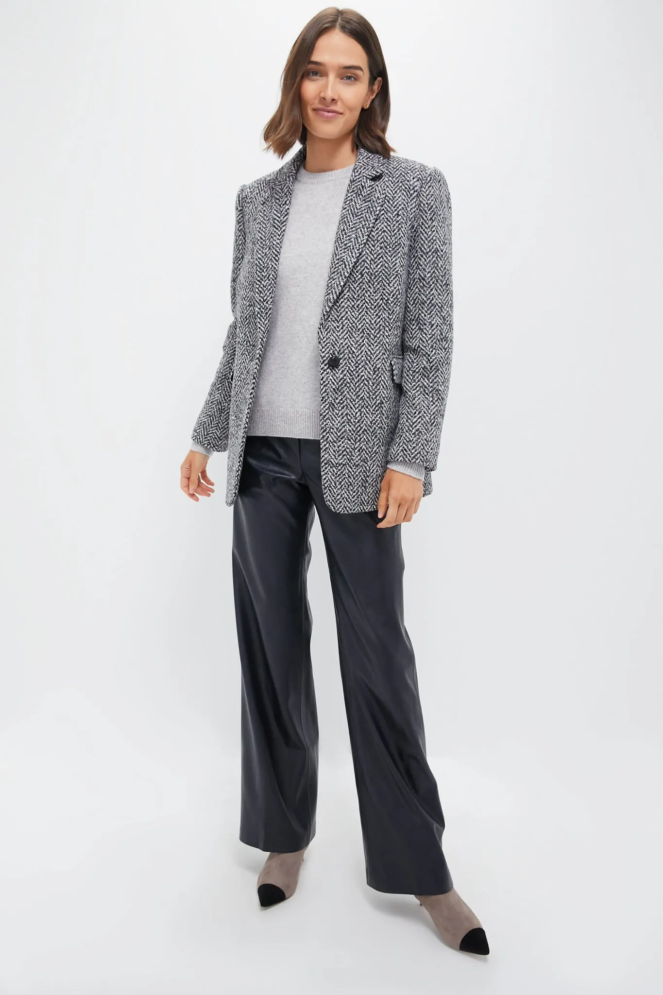 Grey Tweed Julianna Blazer sold by Tuckernuck product image thumbnail 5