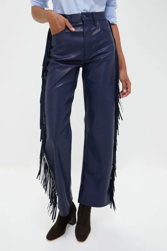 Varsity Blues Faux Leather The Fringe Half Pipe Sneak sold by Tuckernuck