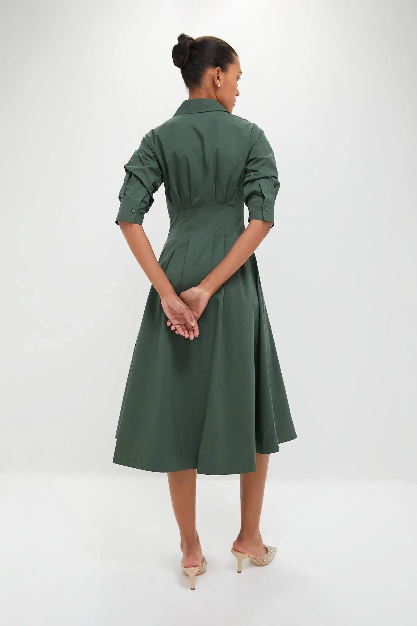 Botanical Jazz Pintuck Midi Dress sold by Tuckernuck product image thumbnail 4