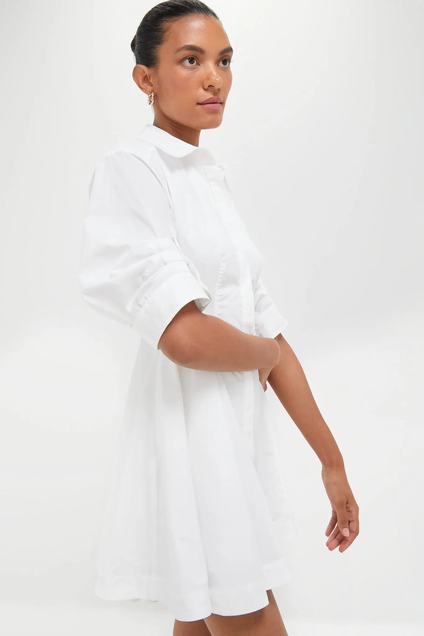 White Jazzie Short Sleeve Mini Dress sold by Tuckernuck product image thumbnail 3