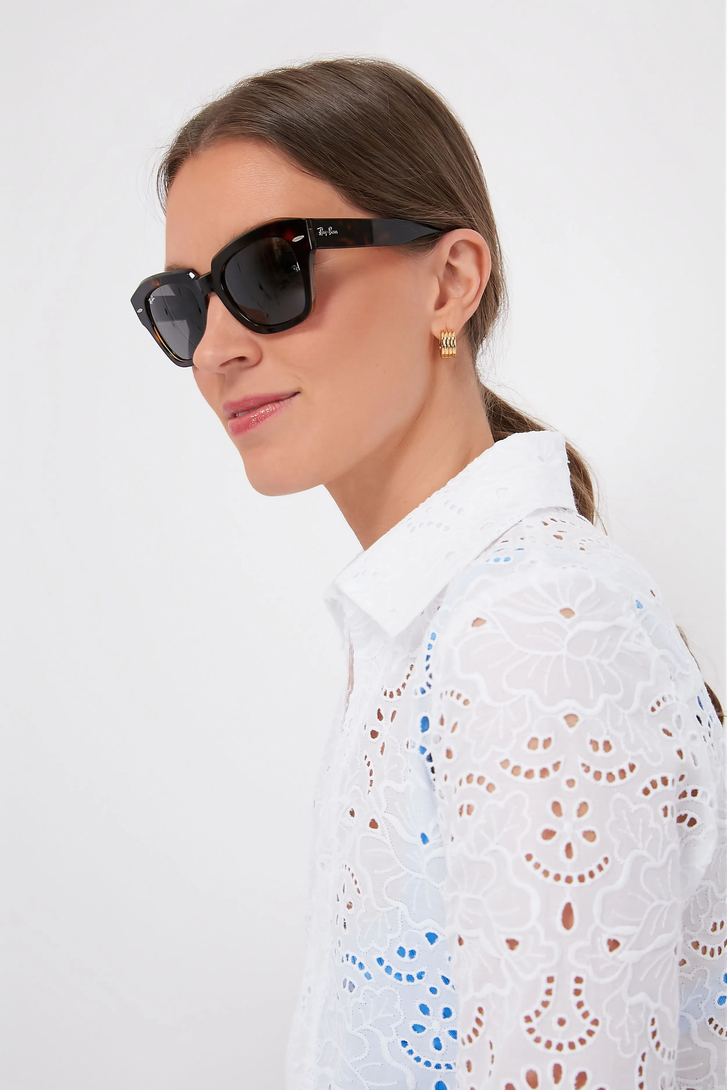 Tortoise State Street Sunglasses sold by Tuckernuck product image thumbnail 2