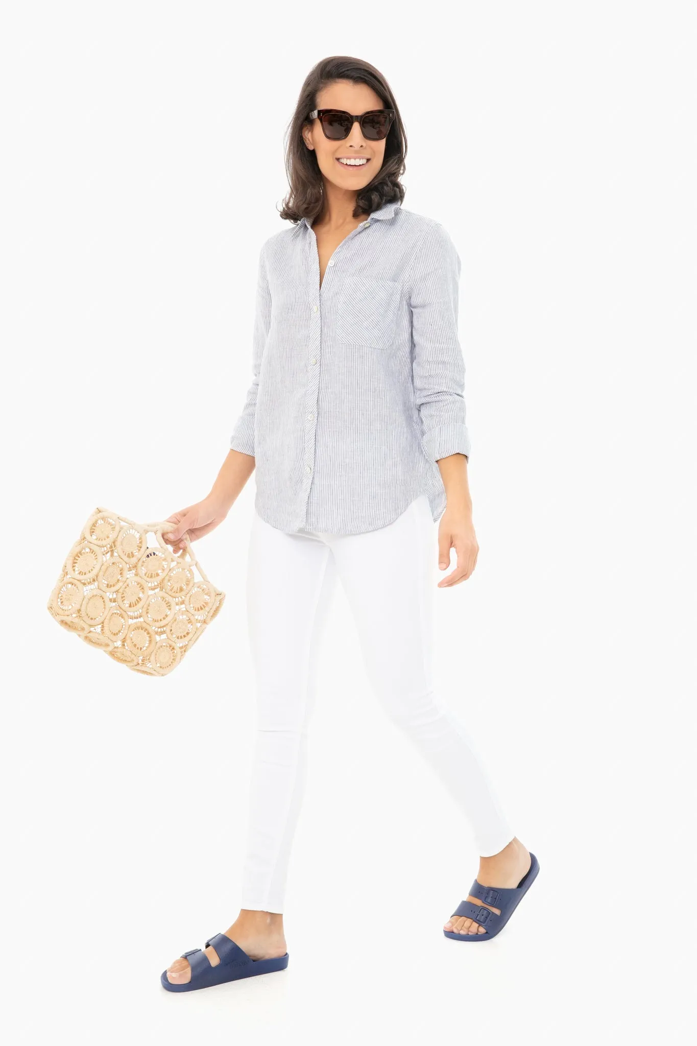 Navy Moses Sandals sold by Tuckernuck product image thumbnail 4