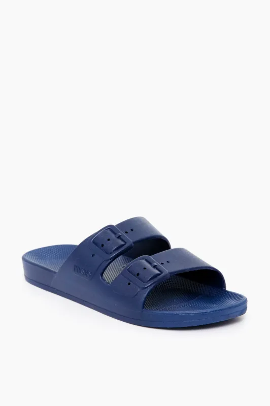 Navy Moses Sandals sold by Tuckernuck