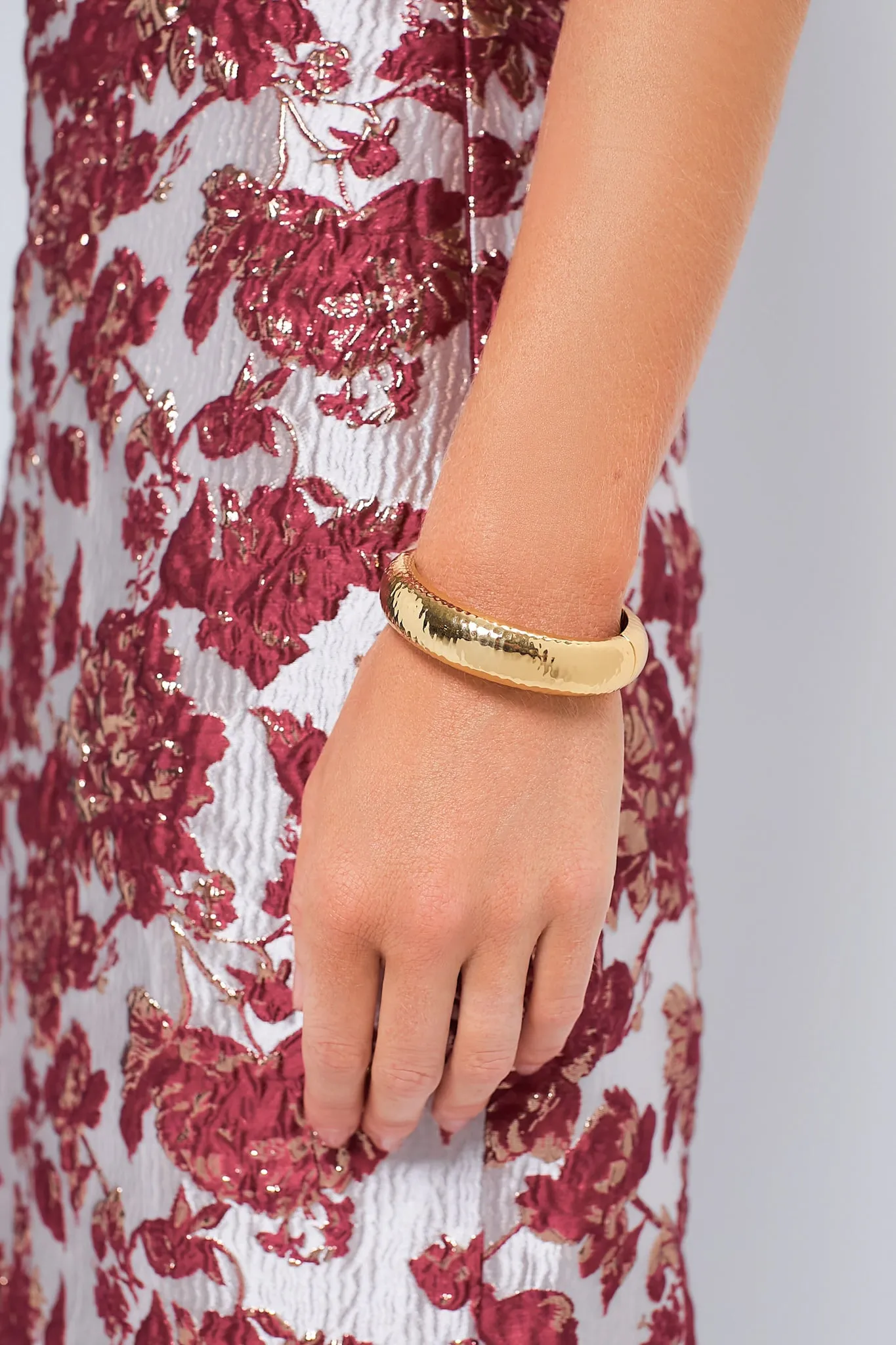 Yellow Gold Domed Bangle Small sold by Tuckernuck product image thumbnail 2