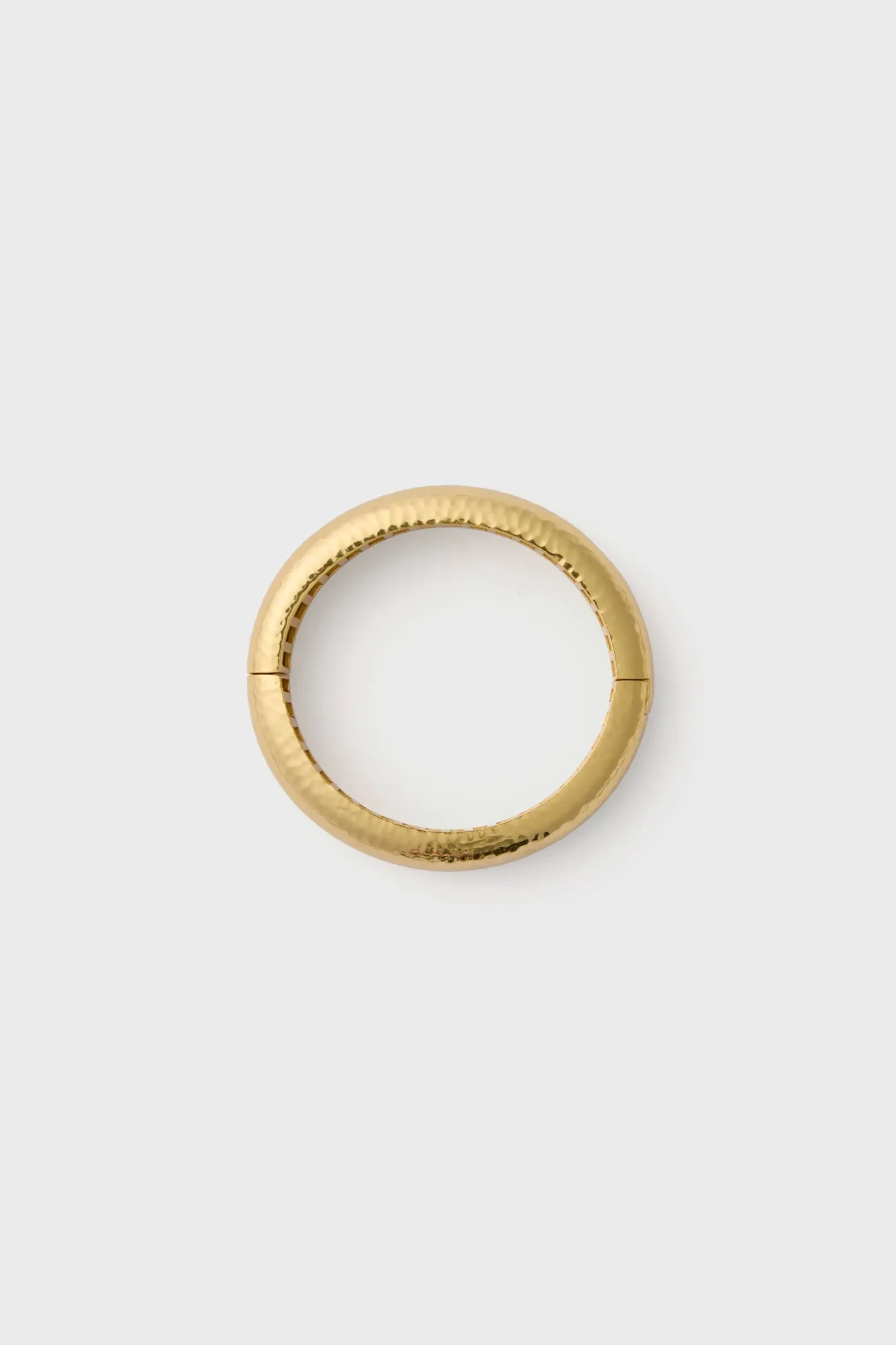 Yellow Gold Domed Bangle Small sold by Tuckernuck