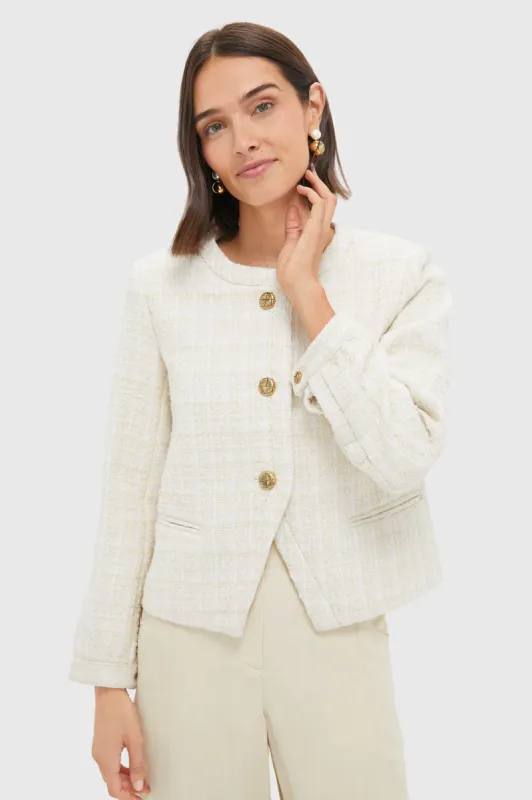 Cream Tweed Sommers Jacket sold by Tuckernuck