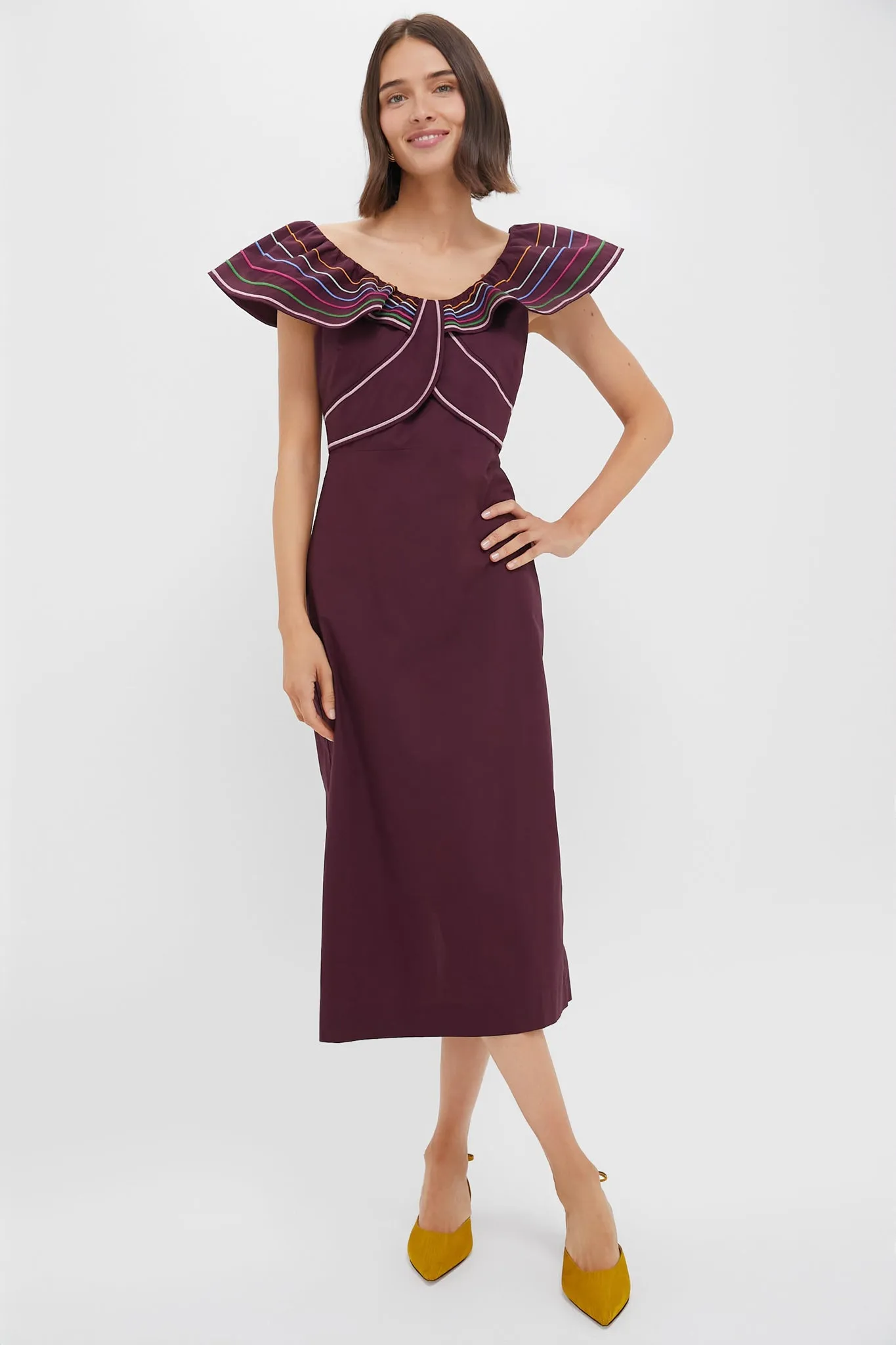 Embroidered Ellison Dress sold by Tuckernuck