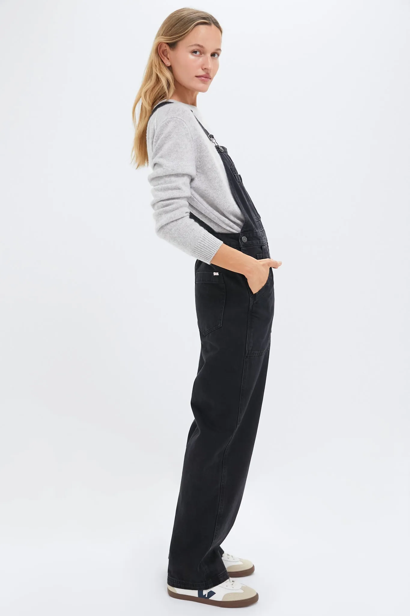 Washed Black Lili Overalls sold by Tuckernuck product image thumbnail 3