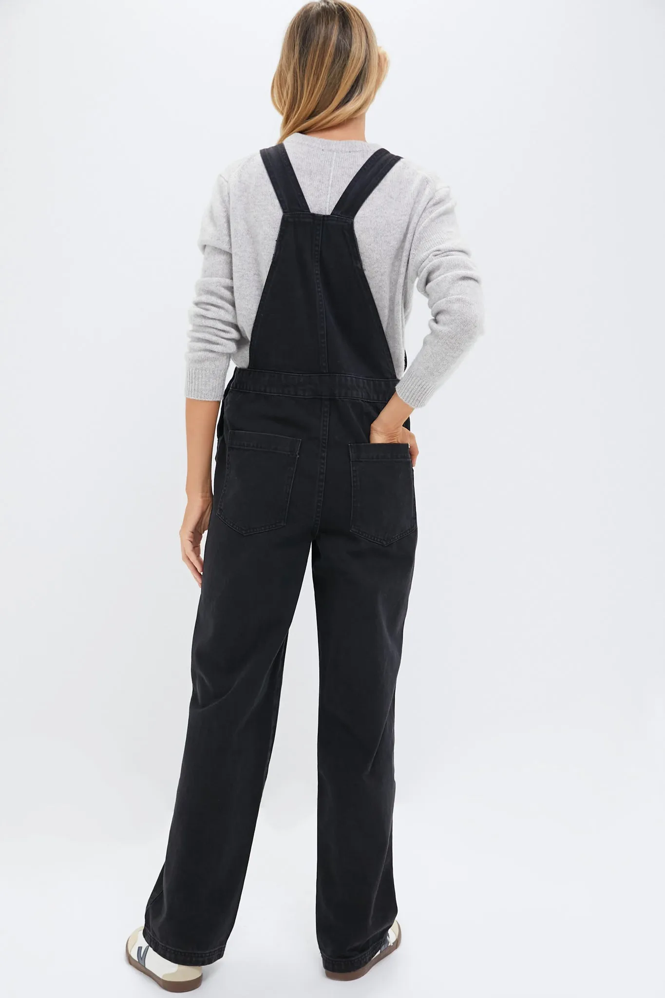 Washed Black Lili Overalls sold by Tuckernuck product image thumbnail 4