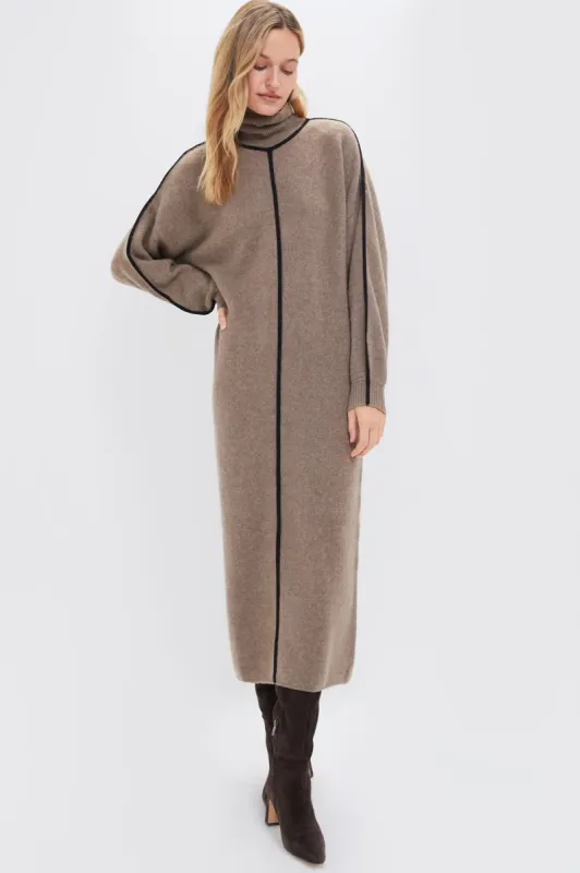 Mushroom and Black Apres Dress sold by Tuckernuck