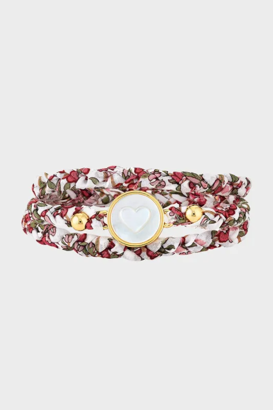 Red Floral Liberty Wrap sold by Tuckernuck