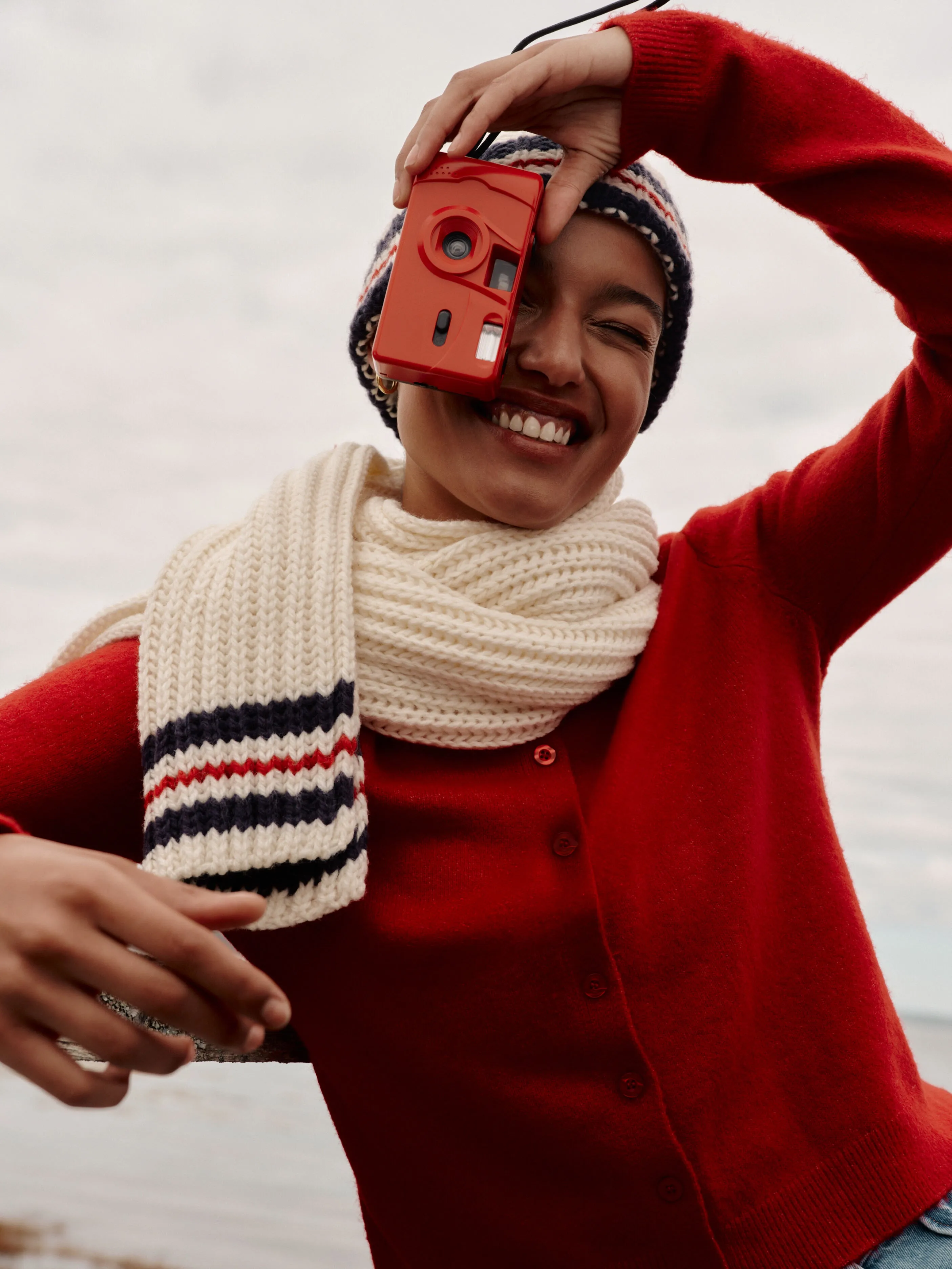 Haute Red Outlook Cardigan sold by Tuckernuck product image thumbnail 2