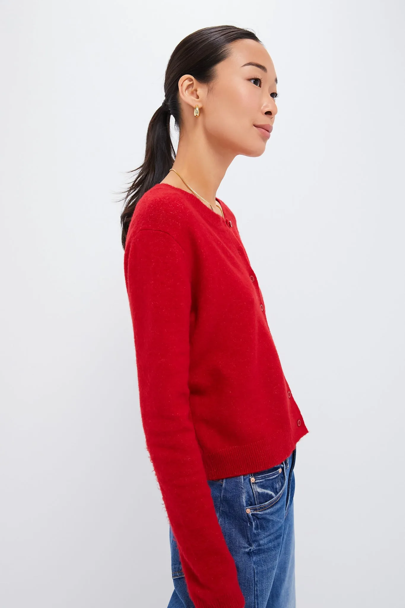 Haute Red Outlook Cardigan sold by Tuckernuck product image thumbnail 4