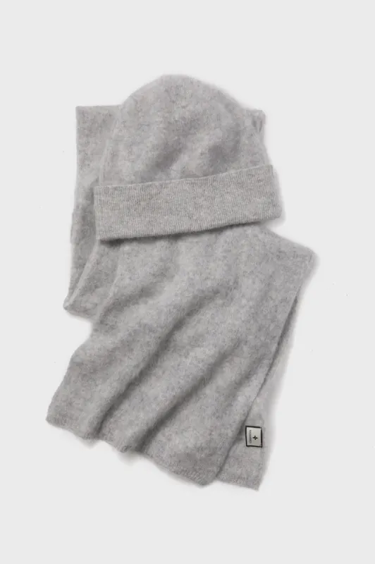 Gray Cashmere Hat and Scarf Set sold by Tuckernuck