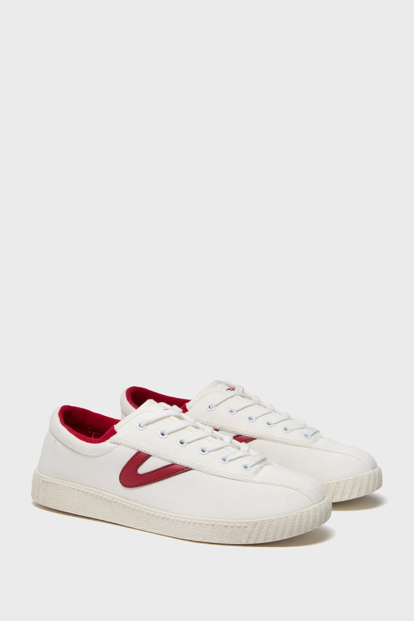 White and Red Nylite Lace Sneakers sold by Tuckernuck product image thumbnail 4