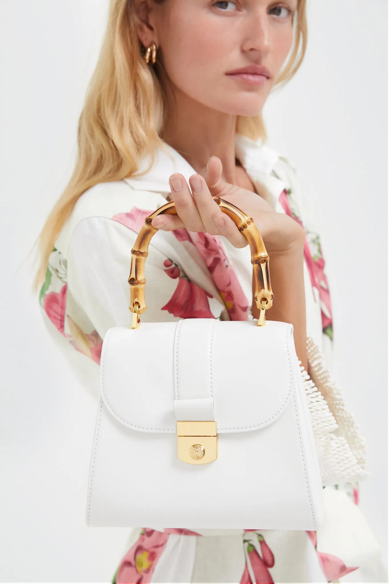 Off White Bamboo Avenue Bag sold by Tuckernuck product image thumbnail 2