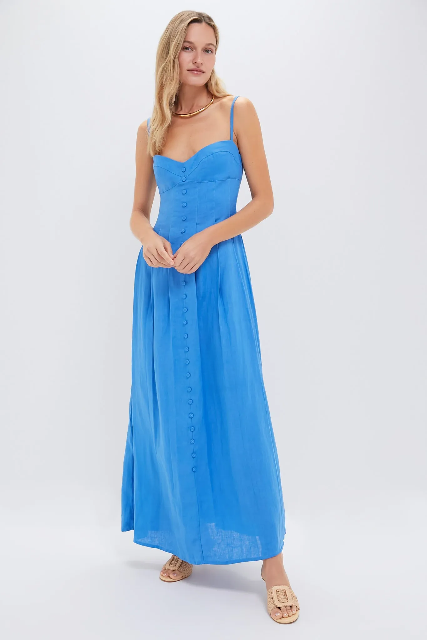 Blue Dry Duality Dress sold by Tuckernuck