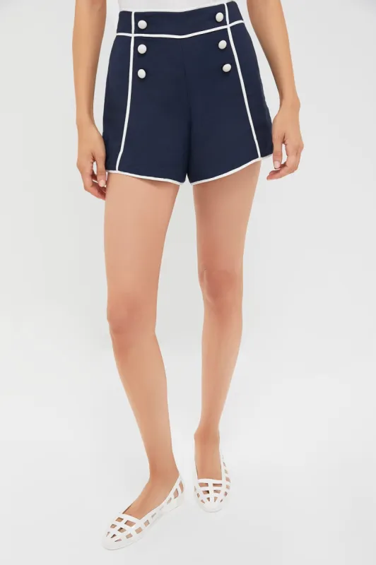 Midnight Crosby Sailor Front Shorts sold by Tuckernuck