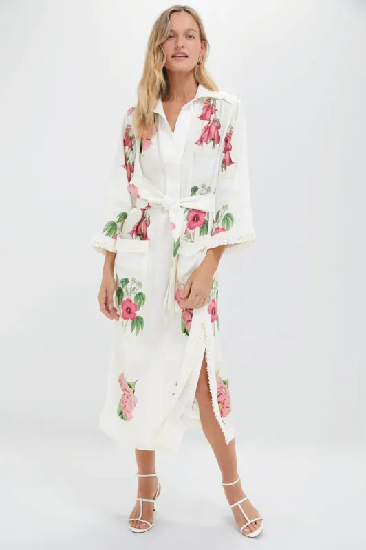 Multi Verandah Floral Long Tunic Dress sold by Tuckernuck