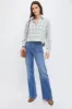 Blue Plaid Flannel Cropped Jasper Button Down sold by Tuckernuck
