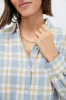 Blue Plaid Flannel Cropped Jasper Button Down sold by Tuckernuck