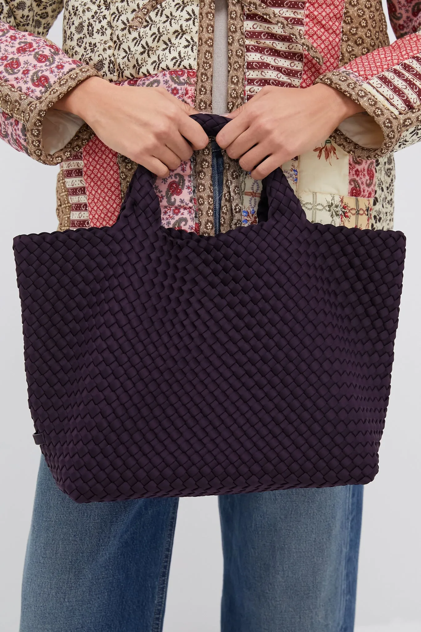 Aubergine St Barths Medium Tote sold by Tuckernuck product image thumbnail 2