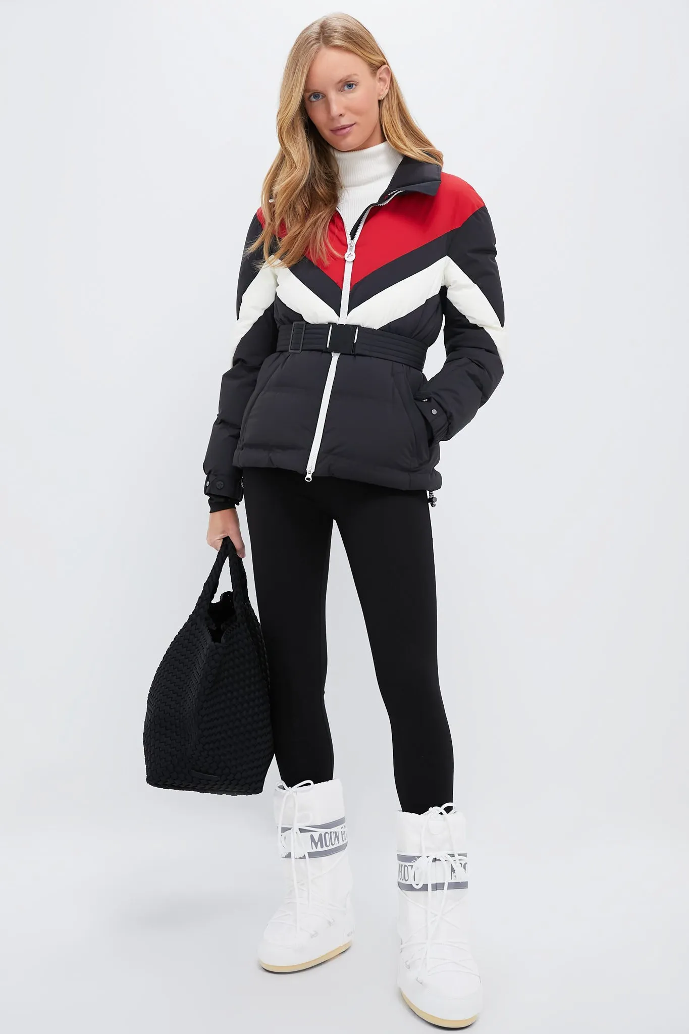 Jet Black and Red JG Ski Parka sold by Tuckernuck product image thumbnail 2