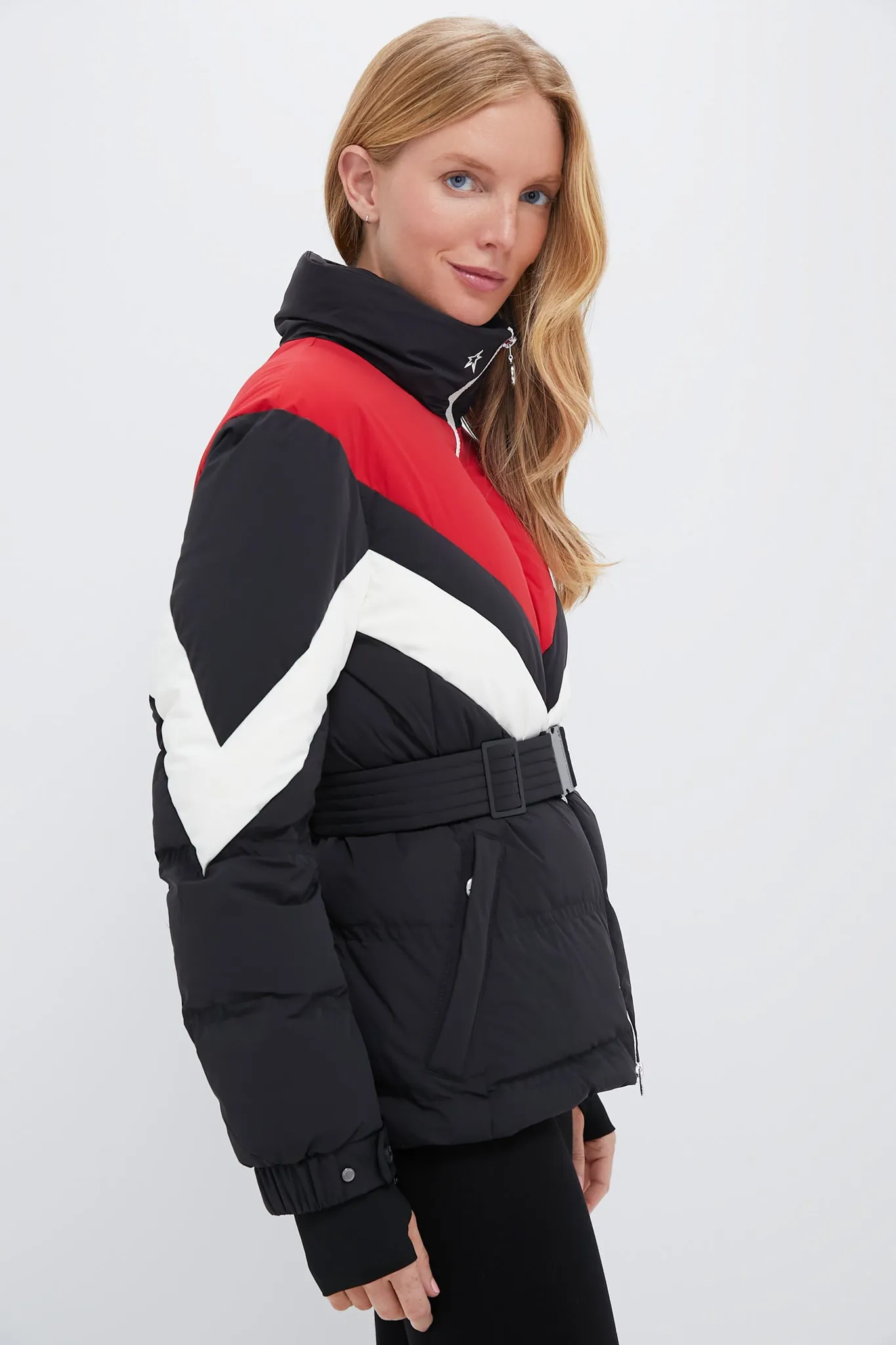 Jet Black and Red JG Ski Parka sold by Tuckernuck product image thumbnail 3
