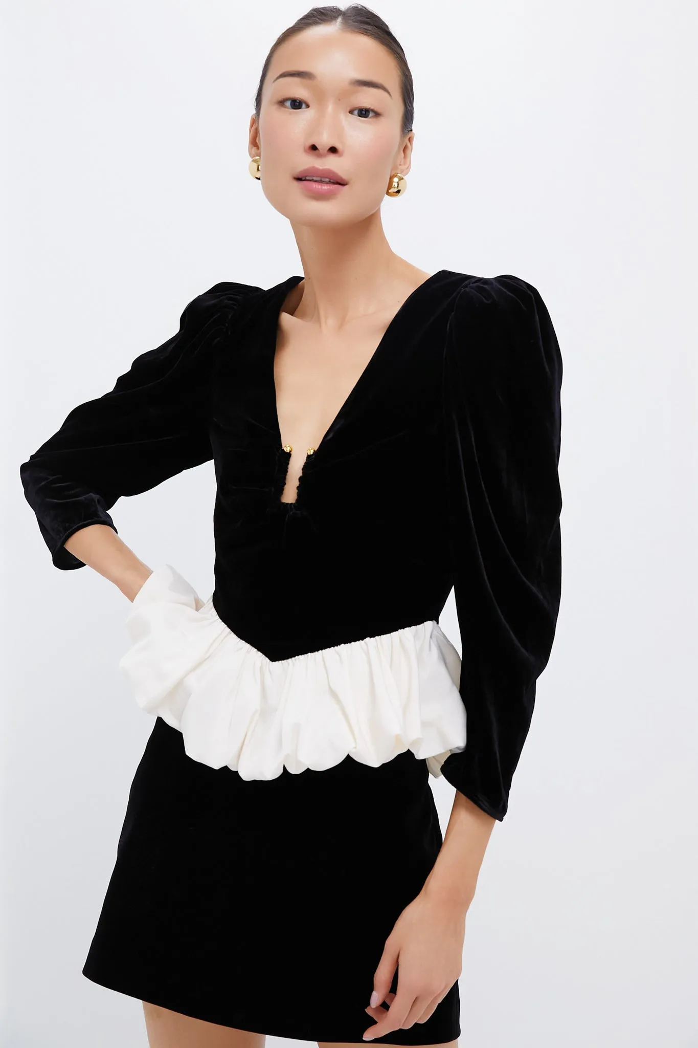 Macadamia Ink Colette Top sold by Tuckernuck