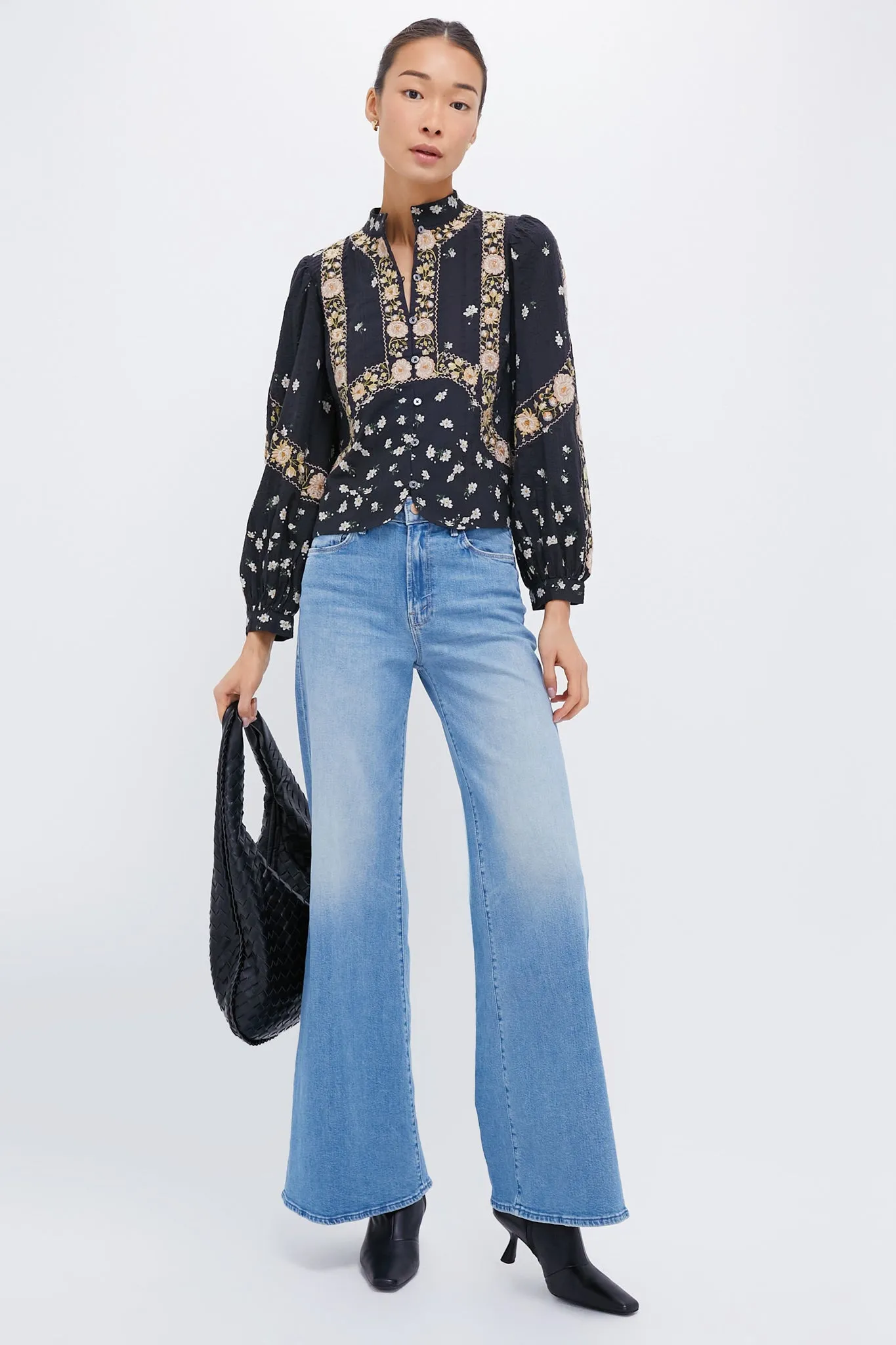 Black Elizabeth Print Long Sleeve Top sold by Tuckernuck product image thumbnail 2