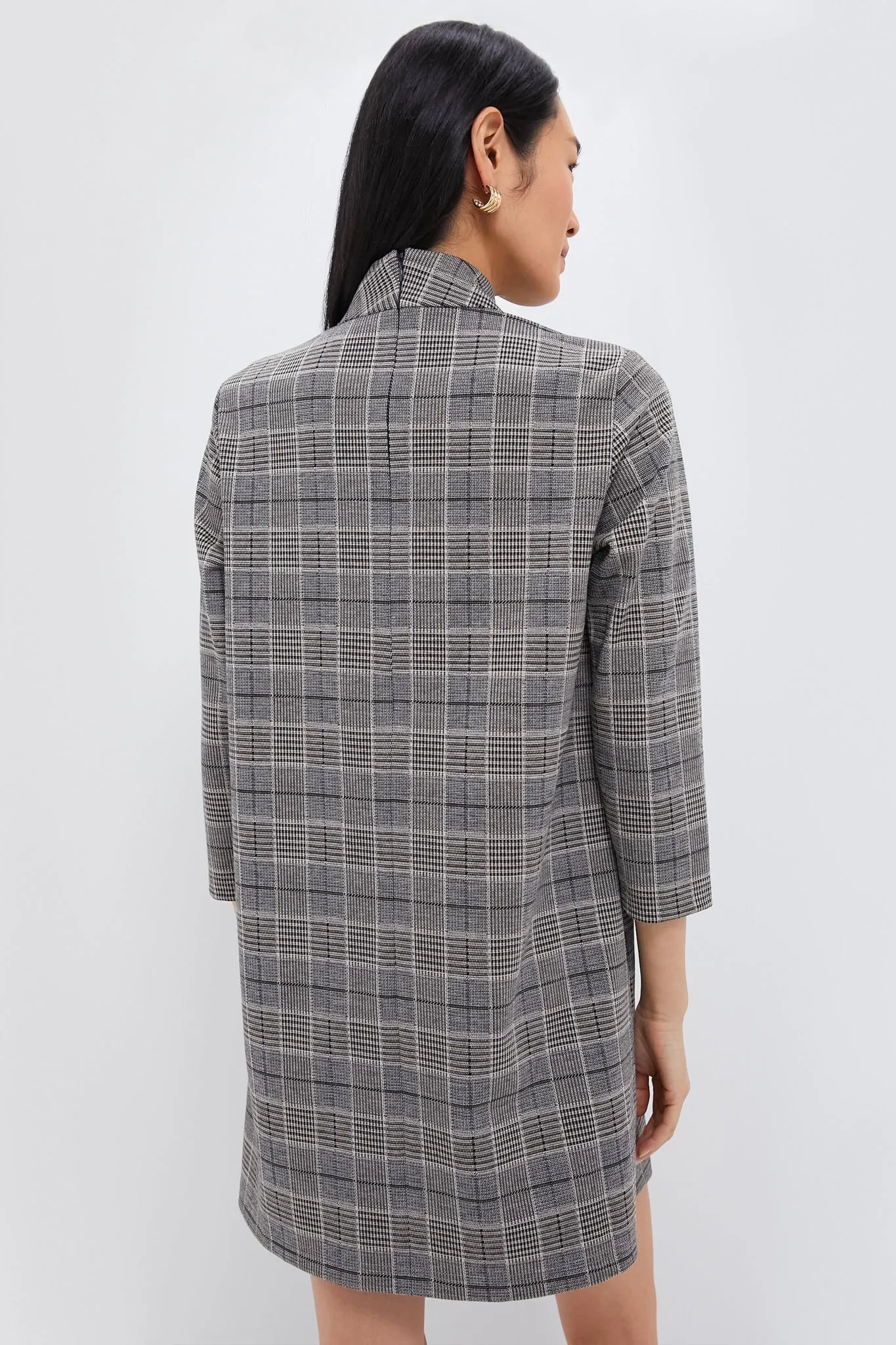 Brown Plaid Mod Ellie Dress sold by Tuckernuck product image thumbnail 4