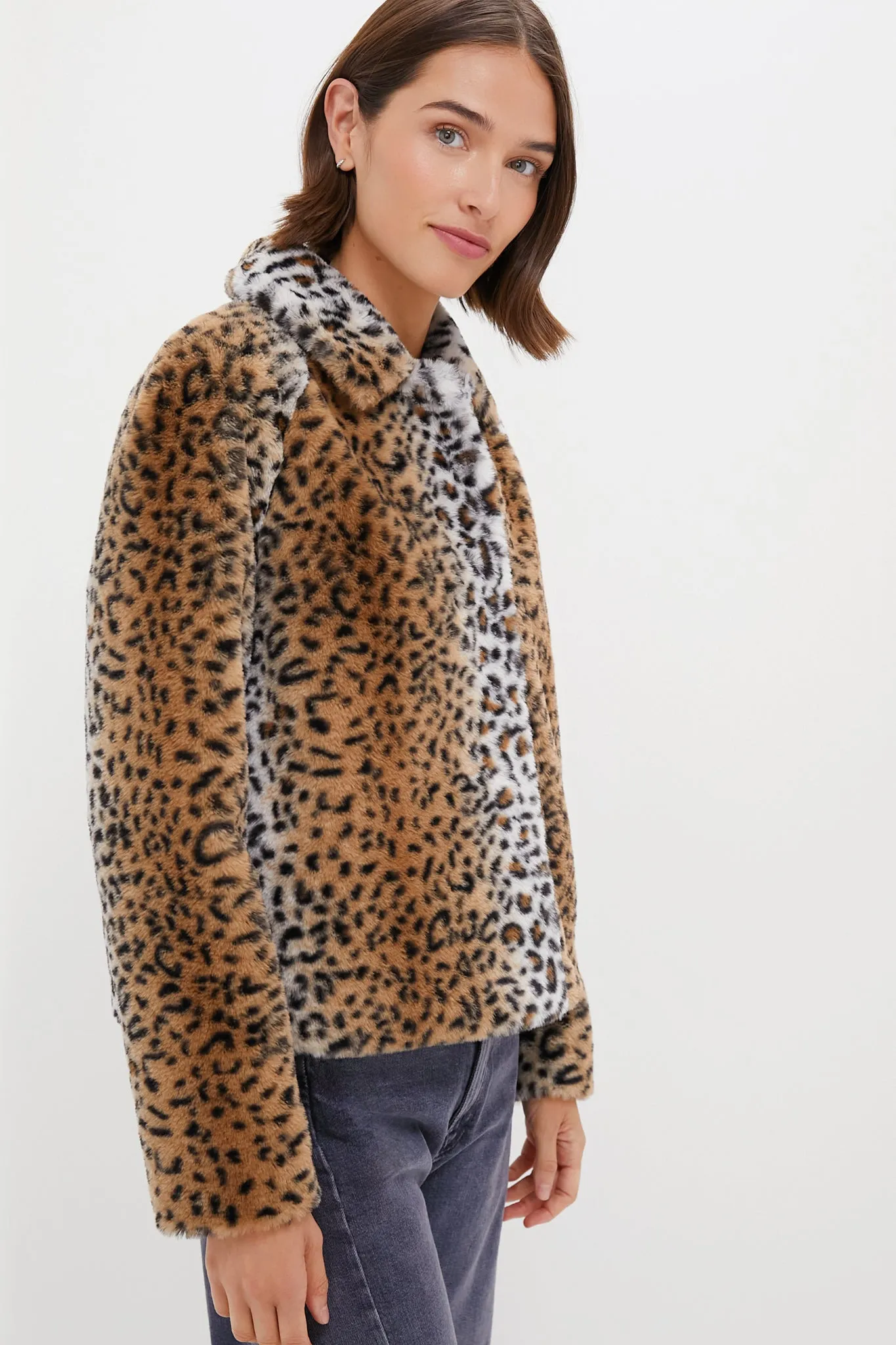 Leopard Fur Adriana Coat sold by Tuckernuck product image thumbnail 3