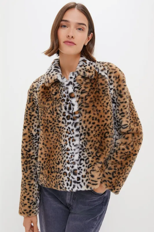 Leopard Fur Adriana Coat sold by Tuckernuck
