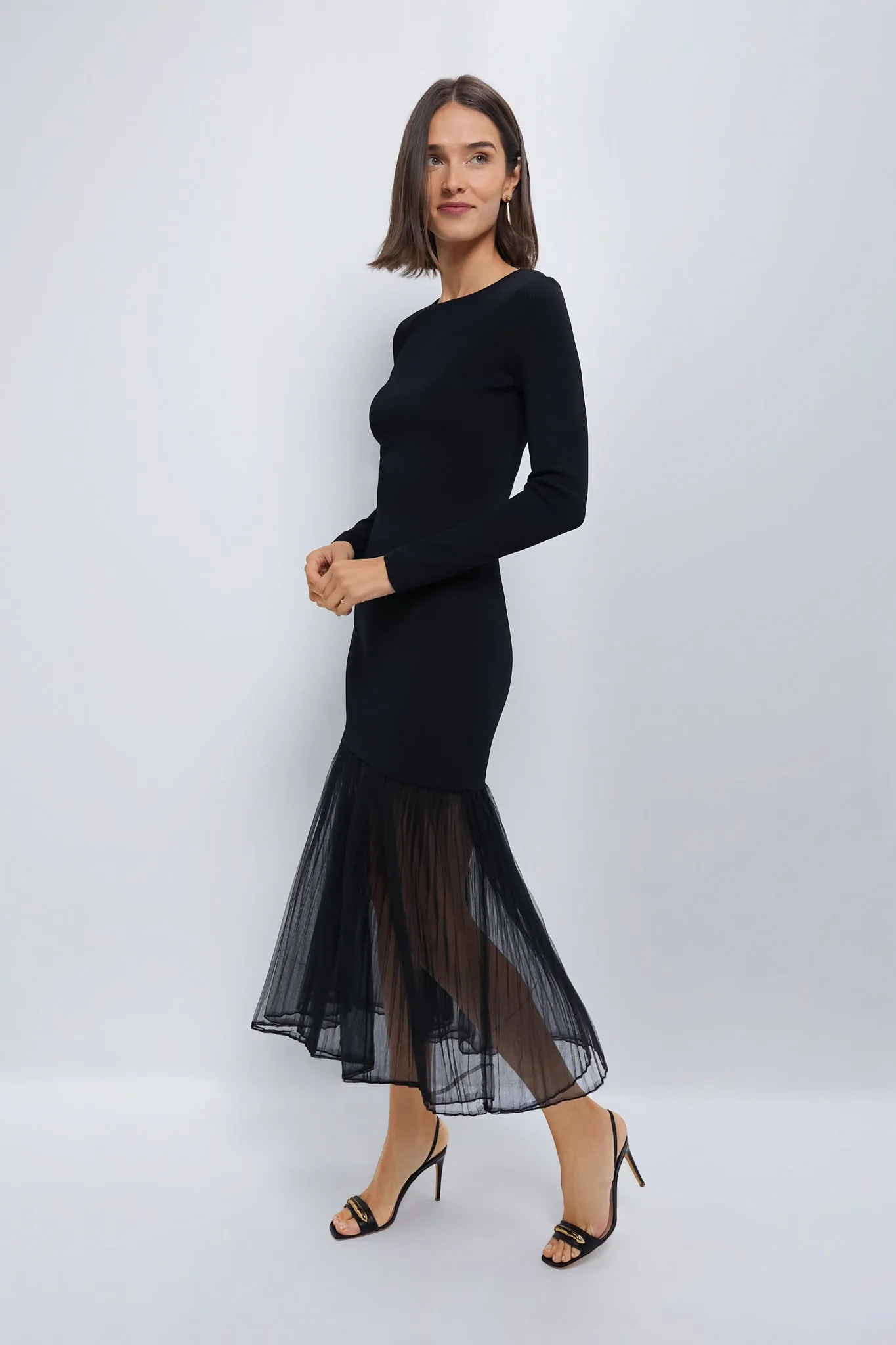Black Knit Gwendolyn Maxi Dress sold by Tuckernuck product image thumbnail 3