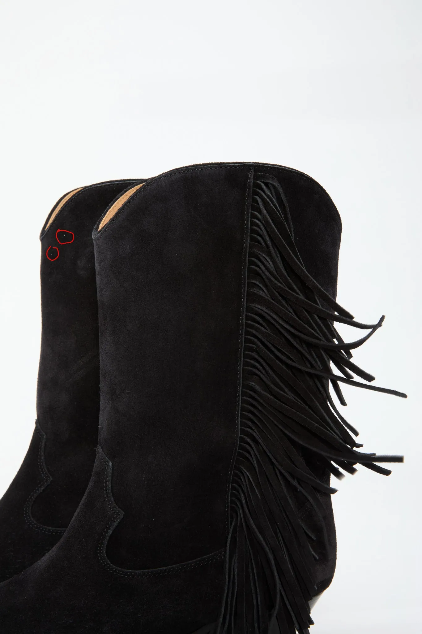 Black Fringe Duerto Boots sold by Tuckernuck product image thumbnail 5