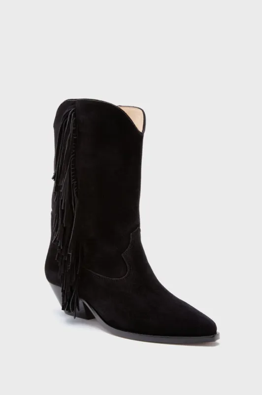 Black Fringe Duerto Boots sold by Tuckernuck