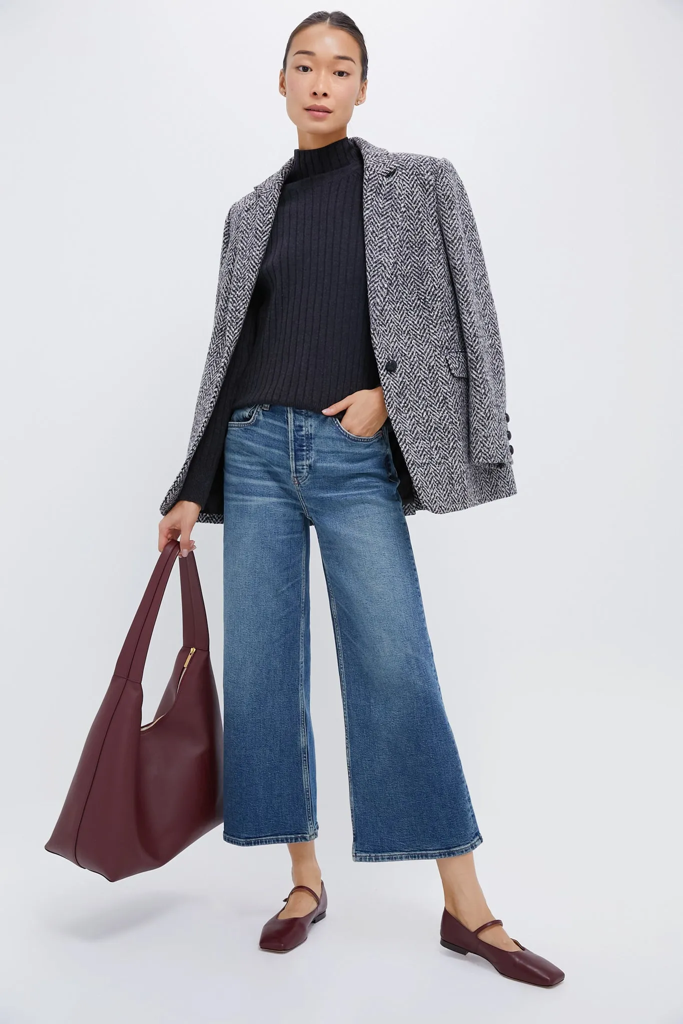 Charcoal Heather Jackson Mockneck sold by Tuckernuck product image thumbnail 2