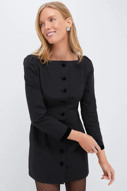 Black Antoinette Mini Dress sold by Tuckernuck